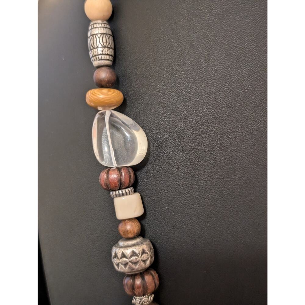 Coldwater Creek Tribal Chunky Mixed Bead Necklace - Picture 2 of 8
